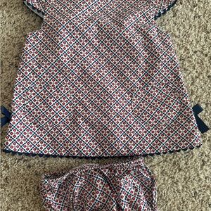 bella bliss Red and Blue Kids Matching Set